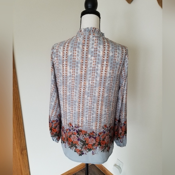 Promesa Floral Boho Ruffle Shirt - Picture 3 of 5